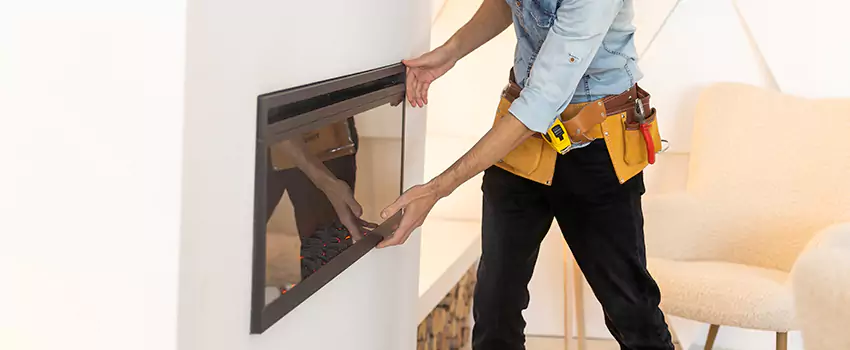 Metal Fireplace Installation in Lebanon, Ohio