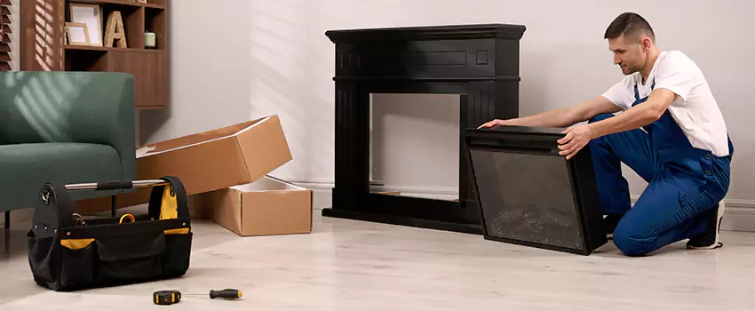 Old Rusted Metal Fireplace Repair And Replacement in Lebanon, OH