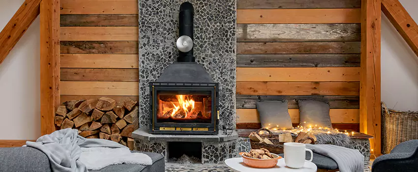 Thelin Hearth Products Direct Vent Gas Stove Fireplace Inspection in Lebanon, Ohio